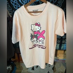Hello Kitty Light Pink Kids T-Shirt